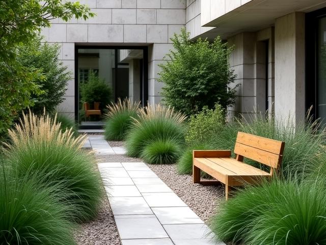 Avant/Après rénovation jardin copropriété